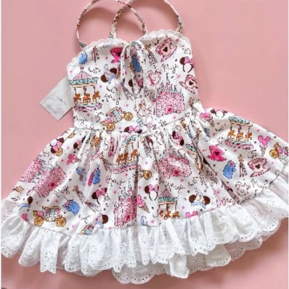 Flamingo Baby Boutique “Magical Charms” Ruffle Magic Dress Size 2T - Picture 7 of 7